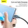 Baseus 1.2m Type-C to Type-C 100W Fast Charging Data Cable – Crystal Shine Series