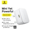 Baseus 20W Palm Fast Charger Type C UK Pin