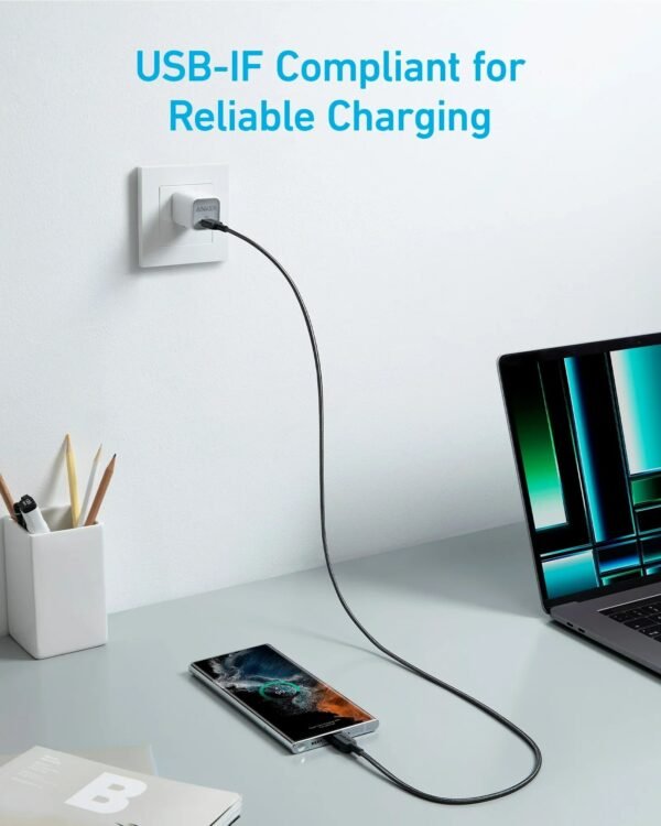 Anker 322 USB-C to USB-C 60W Braided Cable
