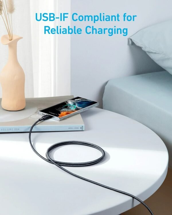 Anker 322 USB-C to USB-C 60W Braided Cable