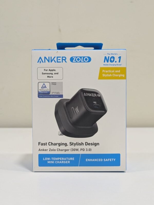 Anker Zolo 30W Compact USB C GaN Charger Adapter