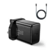 JOYROOM PD 20W Fast Charger + C to Lightning Cable 1m- UK Plug