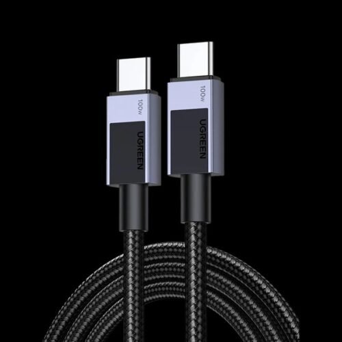 UGREEN 1 Meter 100W 5A MaxType-C to Type-C PD Fast Charging Nylon Braided