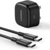 UGREEN 25W Type-C PD UK Pin Fast Charger With Type-C to Type-C 2 Meter Cable