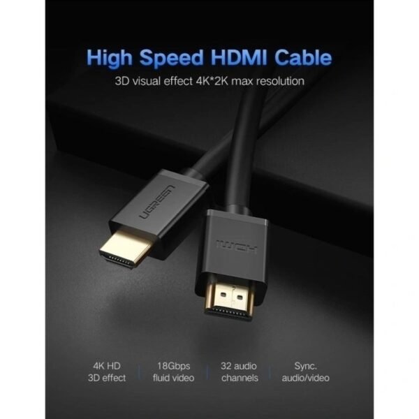 UGREEN 5 Meter 4K HDMI Male to Male Cable