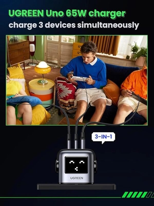 UGREEN 65W UNO RG GaN Fast Charging Adapter