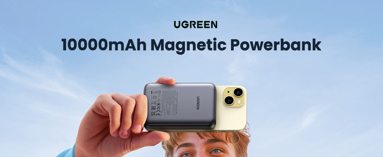 UGREEN 10000mAh 30W Qi2 Magnetic Wireless Power Bank – PB761 – 45763