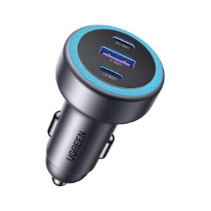 UGREEN 30W 3-Port Fast Car Charger – EC307 – 45843