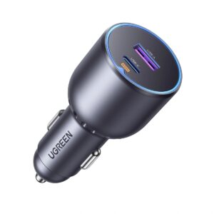 UGREEN 63W Type-C + USB A Fast Car Charger – EC701 – 35023