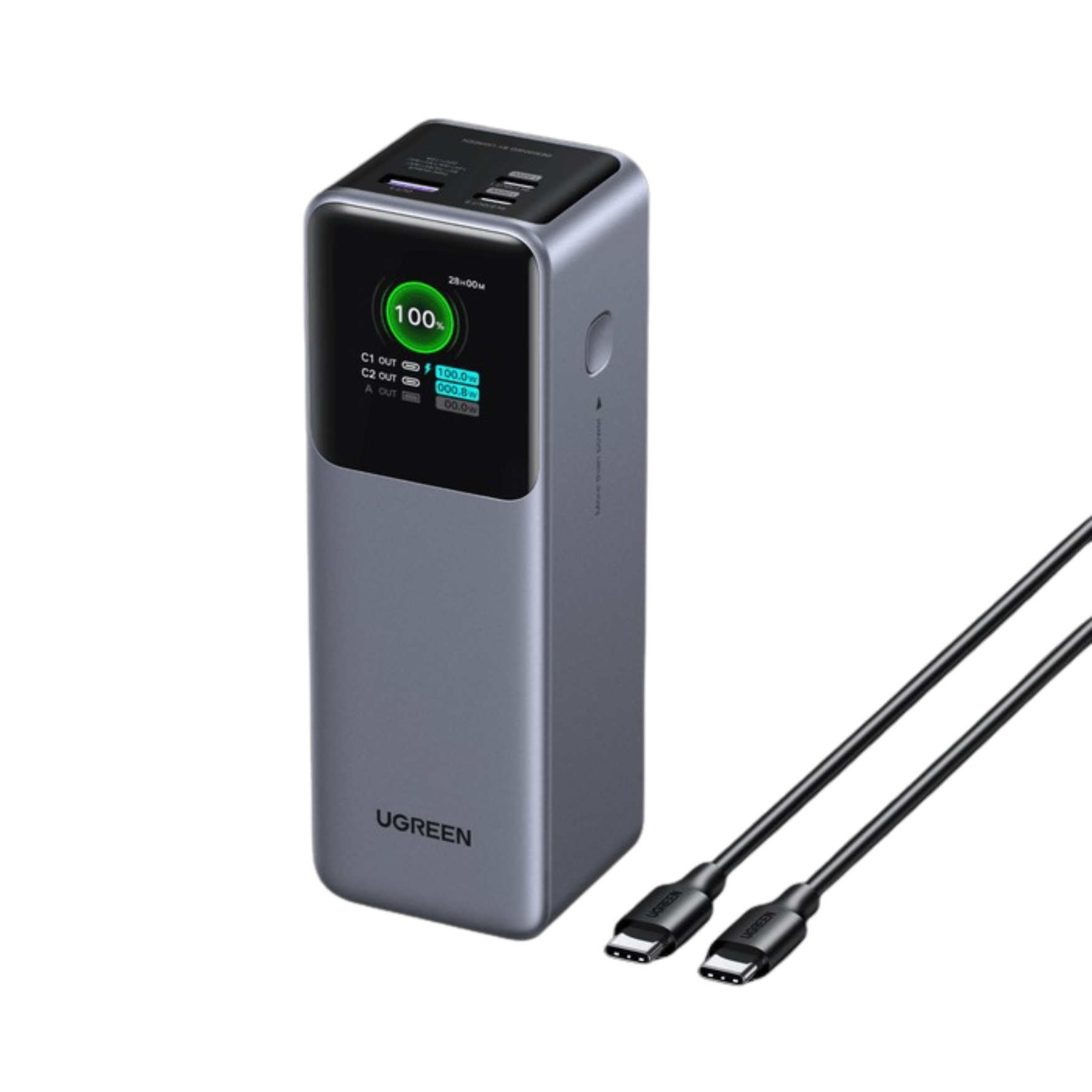 UGREEN 25000mAh 200W Nexode Smart Display Power Bank